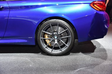 Frankfurt, Almanya, 12-2017: Iaa 2017 'de Bmw M4 C