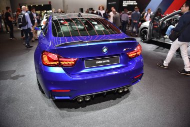Frankfurt, Almanya, 12-2017: Iaa 2017 'de Bmw M4 C