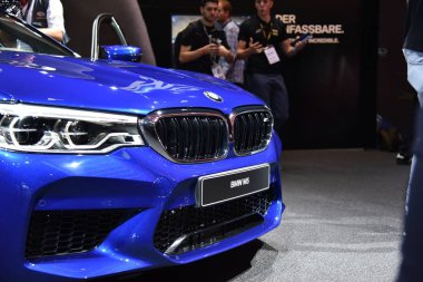 Frankfurt, Almanya, 12-2017: Iaa 2017 'de Bmw M5