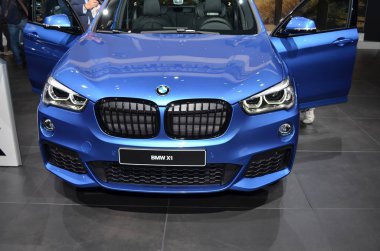 Frankfurt, Almanya, 12-2017: Iaa 2017 'de Bmw X1
