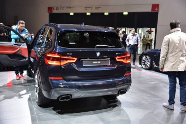 Frankfurt, Almanya, 12-2017: Iaa 2017 'de Bmw X3