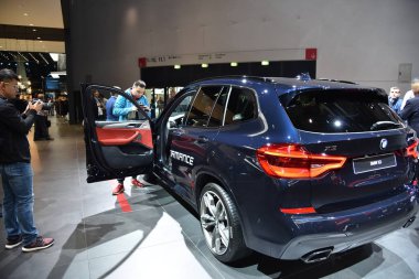 Frankfurt, Almanya, 12-2017: Iaa 2017 'de Bmw X3
