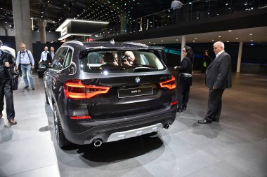 Frankfurt, Almanya, 12-2017: Iaa 2017 'de Bmw X3