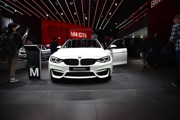 Frankfurt, Alemanha, 12 de setembro de 2017: BMW M3 no IAA 2017 — Fotografia de Stock