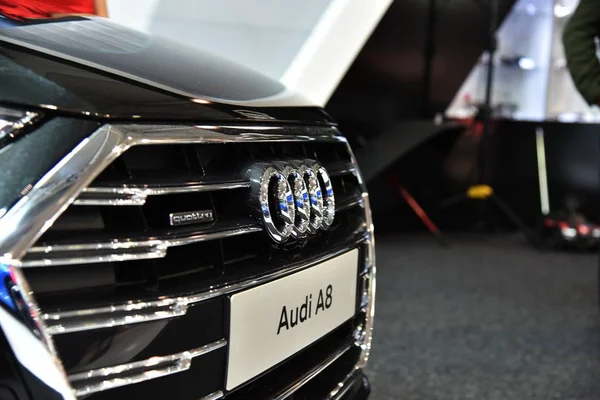 Sofia, Bulgaria, October 13-2017: Audi A8 at Sofia Motor Show — Stock Photo, Image
