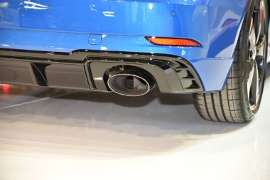 Sofya, Bulgaristan, 13-2017: Audi Sofya Motor Fuarında 3 Rupi