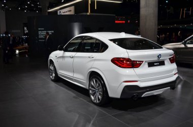 Frankfurt, Almanya, 12-2017: Iaa 2017 'de Bmw X4