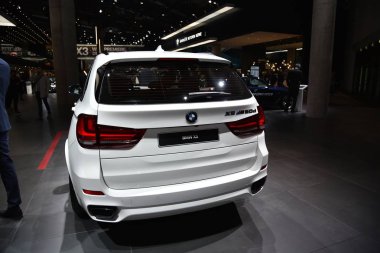 Frankfurt, Almanya, 12-2017: Iaa 2017 'de Bmw X5
