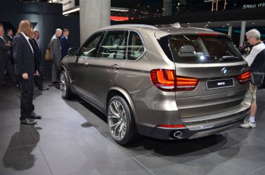 Frankfurt, Almanya, 12-2017: Iaa 2017 'de Bmw X5