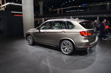 Frankfurt, Almanya, 12-2017: Iaa 2017 'de Bmw X5