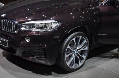 Frankfurt, Almanya, 12-2017: Iaa 2017 'de Bmw X6