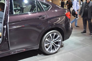 Frankfurt, Almanya, 12-2017: Iaa 2017 'de Bmw X6
