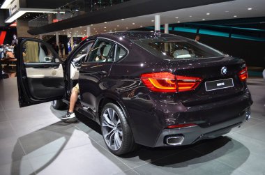 Frankfurt, Almanya, 12-2017: Iaa 2017 'de Bmw X6