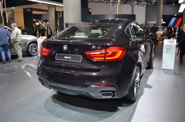 Frankfurt, Almanya, 12-2017: Iaa 2017 'de Bmw X6