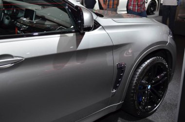 Frankfurt, Almanya, 12-2017: Iaa 2017 'de Bmw X6 M