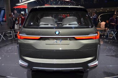 Frankfurt, Almanya, 13-2017: Iaa 2017 'de Bmw X7