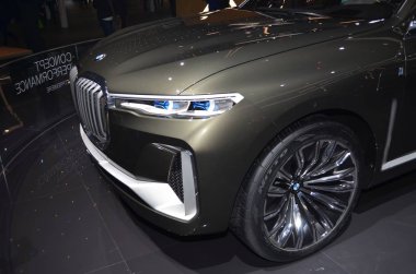 Frankfurt, Almanya, 13-2017: Iaa 2017 'de Bmw X7