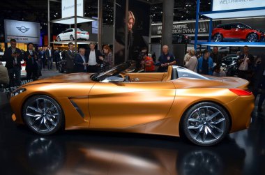 Frankfurt, Almanya, 12-2017: Iaa 2017 'de Bmw Z4