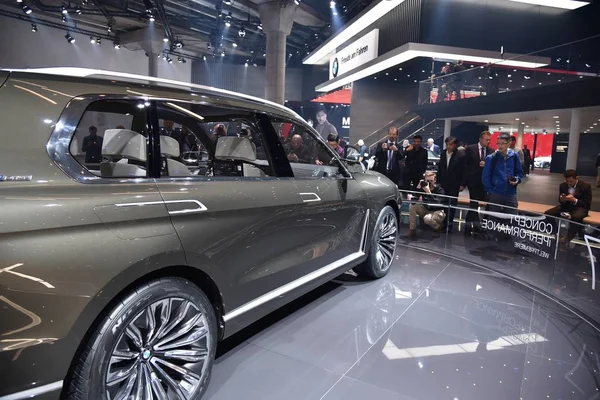 Frankfurt, Tyskland, 13 september-2017: Bmw X7 på Iaa 2017 — Stockfoto