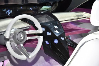Frankfurt, Almanya, 14 Eylül 2017: Iaa 2017 Borgward Isabella