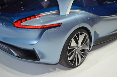 Frankfurt, Almanya, 14 Eylül 2017: Iaa 2017 Borgward Isabella