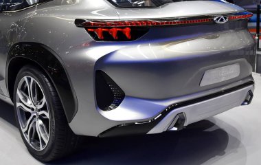 Frankfurt, Almanya, 12 Eylül 2017: Chery Tiggo Coupe Concept, Iaa 2017