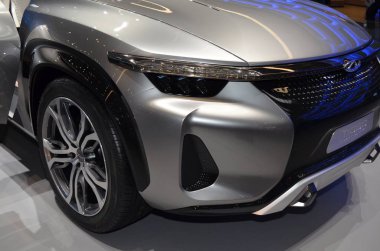 Frankfurt, Almanya, 12 Eylül 2017: Chery Tiggo Coupe Concept, Iaa 2017