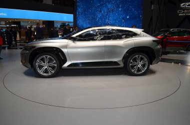 Frankfurt, Almanya, 12 Eylül 2017: Chery Tiggo Coupe Concept, Iaa 2017