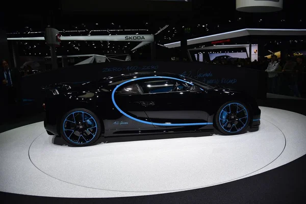 Frankfurt, Germany, September 13-2017: Bugatti Chiron at IAA 2017 — Stock Photo, Image