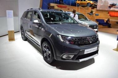 Frankfurt, Almanya, 14 Eylül 2017: Dacia Logan Mcv Stepway, Iaa 2017