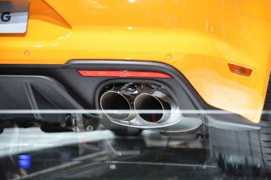 Frankfurt, Almanya, 12-2017: Ford Mustang Iaa 2017