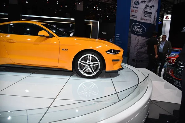 Frankfurt, Alemanha, 12 de setembro de 2017: Ford Mustang no IAA 2017 — Fotografia de Stock