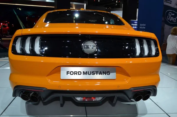 Frankfurt, Alemanha, 12 de setembro de 2017: Ford Mustang no IAA 2017 — Fotografia de Stock