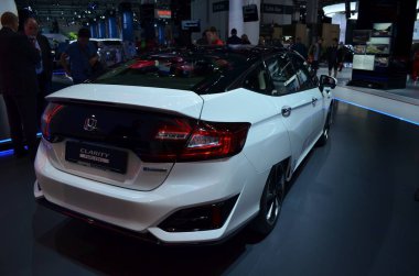 Frankfurt, Almanya, 12-2017: Iaa 2017 Honda Clarity