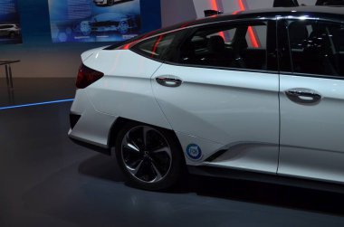 Frankfurt, Almanya, 12-2017: Iaa 2017 Honda Clarity