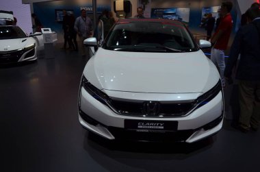 Frankfurt, Almanya, 12-2017: Iaa 2017 Honda Clarity