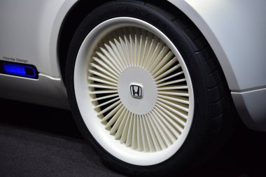 Frankfurt, Almanya, 13 Eylül 2017: Iaa 2017 'de Honda Urban Ev