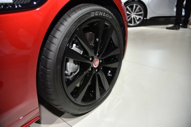 Frankfurt, Almanya, 12-2017: Iaa 2017 'de Jaguar Xe