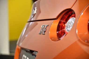 Sofya, Bulgaristan, 13-2017: Sofya Motor Fuarında Nissan Gt-R