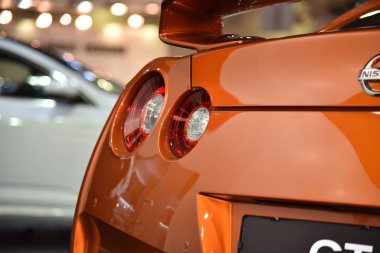 Sofya, Bulgaristan, 13-2017: Sofya Motor Fuarında Nissan Gt-R