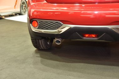 Sofya, Bulgaristan, 13-2017: Sofya Motor Fuarında Nissan Juke