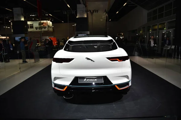 Frankfurt, Německo, 12. září 2017: Jaguar i-Pace Electric Concept at Iaa 2017 — Stock fotografie