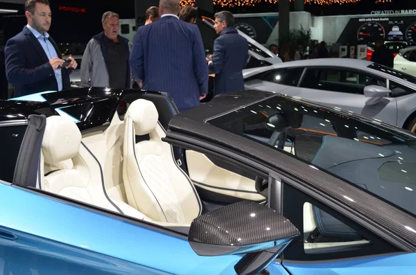 Frankfurt, Alemanha, 13 de setembro de 2017: Lamborghini Aventador no IAA 2017 — Fotografia de Stock