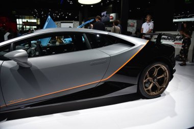Frankfurt, Almanya, 14 Eylül 2017: Lamborghini Huracan Performante Iaa 2017