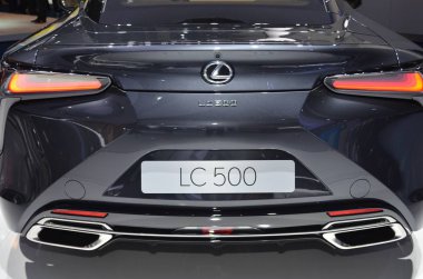 Frankfurt, Almanya, 14-2017: Lexus Lc 500, Iaa 2017