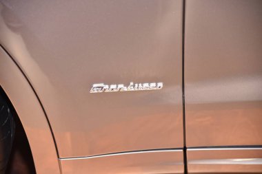 Frankfurt, Almanya, 12-2017: Iaa 2017 Maserati Levante