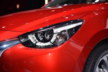 Frankfurt, Almanya, 12-2017: Iaa 2017 'de Mazda 2