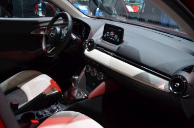 Frankfurt, Almanya, 12-2017: Mazda Cx-3, Iaa 2017