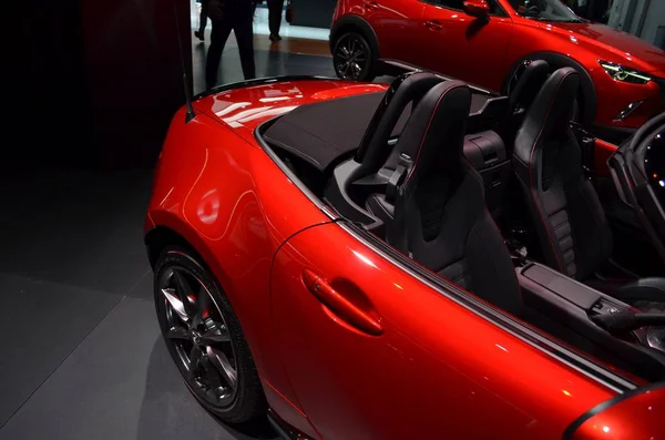 Frankfurt, Deutschland, 12. September 2017: mazda mx-5 miata convertible at iaa 2017 — Stockfoto