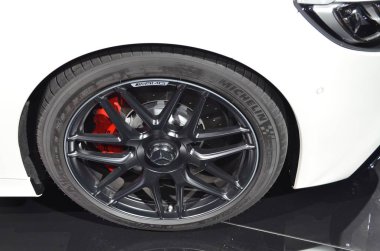 Frankfurt, Almanya, 13 Eylül 2017: Mercedes-Amg S 63 Cabrio, Iaa 2017